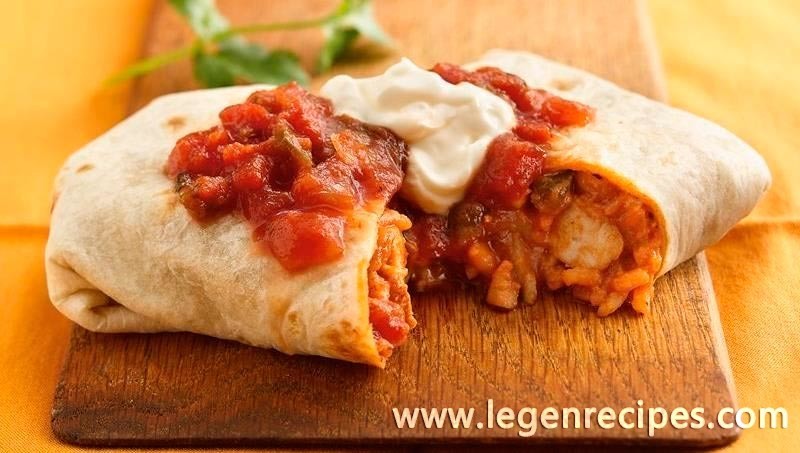 Thai Chicken Burritos - Legendary Recipes %